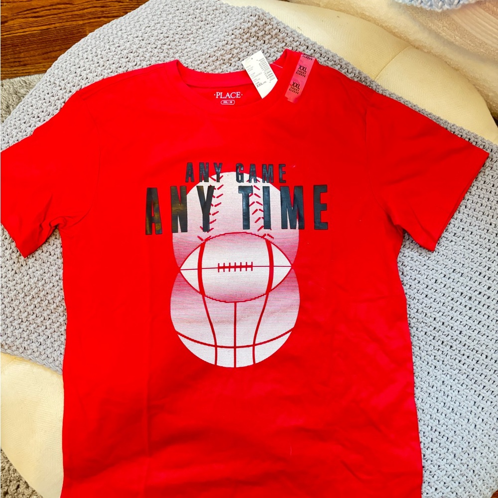 Place Red Graphic Short Sleeve Tee